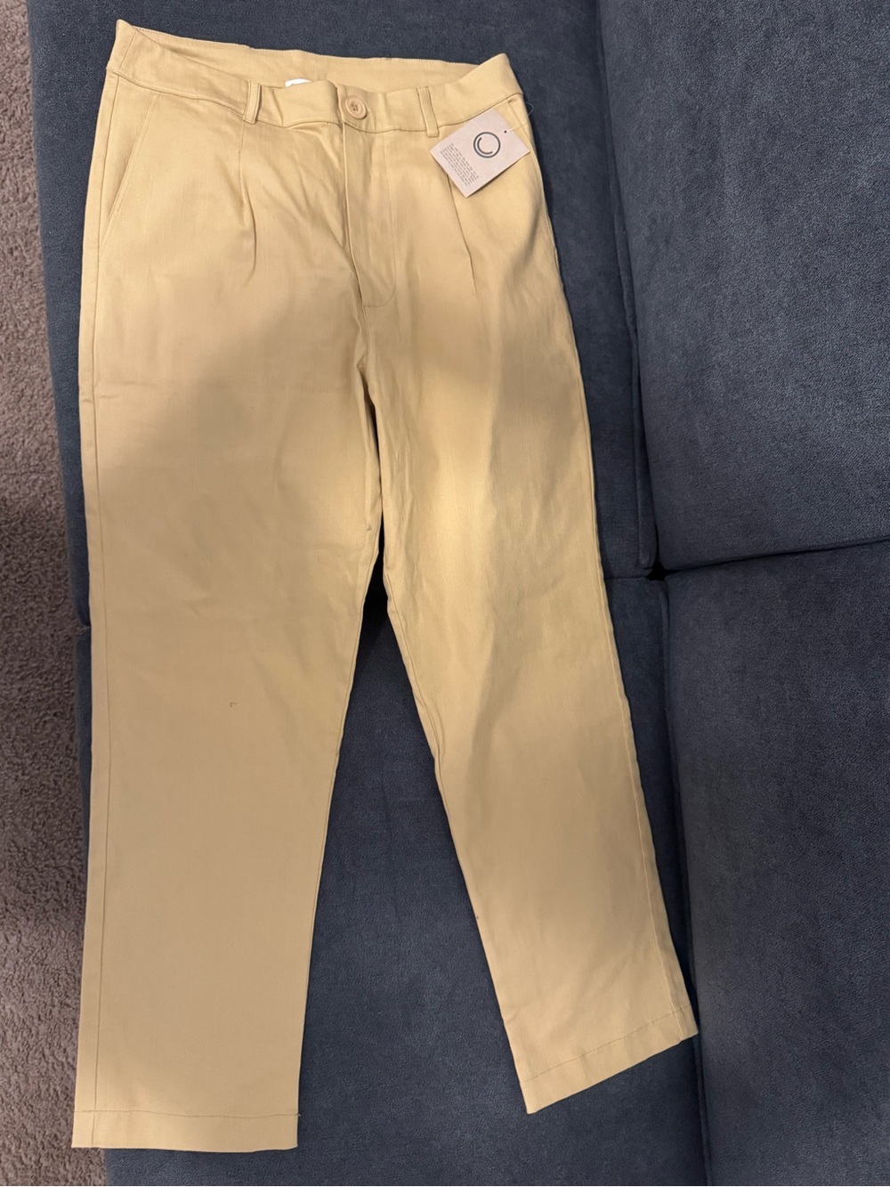 For Days Organic Cotton Twill Straight-Leg Trousers